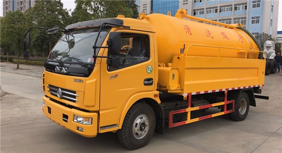 东风清洗吸污车︱8吨清洗